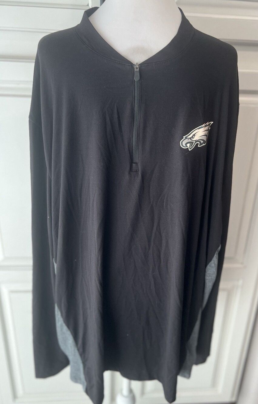 Men’s Philadelphia Eagles 1/4 Zip Stretch Pullover | Fanatics | Size 3XL